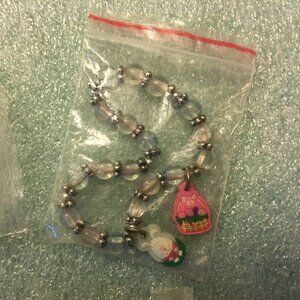 EASTER - 1990s Beaded Easter Charm Bracelet